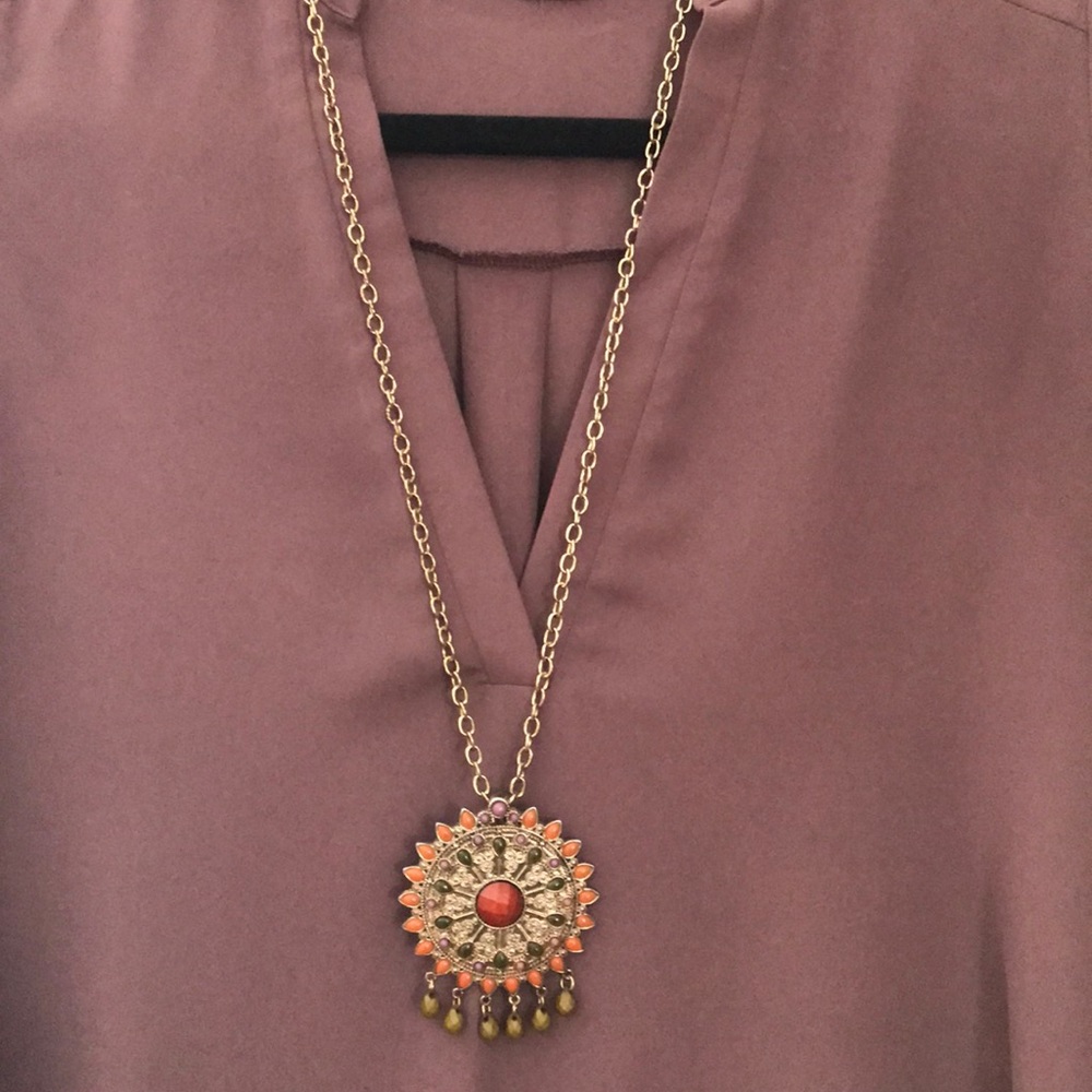 Beautiful medallion necklace
